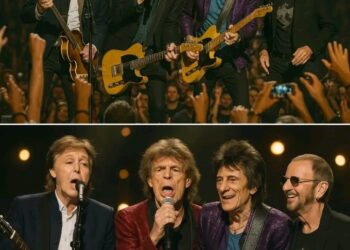 Rock’s Greatest Legends Unite! The Beatles and The Rolling Stones Ignite Stage Together in Unthinkable Dream Come True. Mick Jagger and Paul McCartney Strut Beside Each Other, Ringo Starr Joins on Drums, Sending Fans into Frenzy of Screams, Tears, and Euphoria. Guitars Blaze, Voices Unite, Rewriting History in Real Time. Fans Left Breathless, Some in Tears, Others in Awe, as Rivalries Melt Away in Unforgettable Night of Music and Brotherhood….