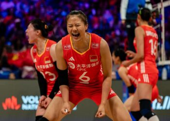 China rallies back to edge Germany in Women’s Volleyball Nations League