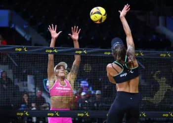 Beach volleyball in the Intuit Dome? AVP players embrace their new digs
